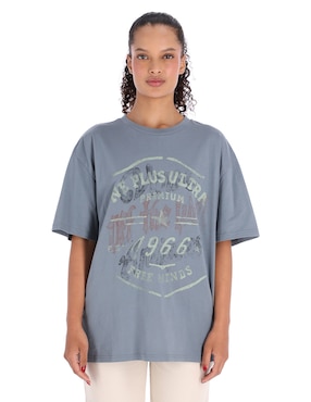 Playera manga corta Vans cuello redondo para mujer