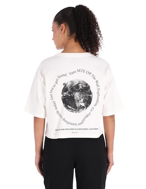 Playera manga corta Vans cuello redondo para mujer