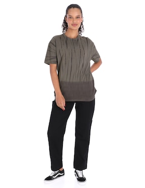 Playera manga corta Vans cuello redondo para mujer