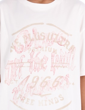 Playera manga corta Vans cuello redondo para mujer