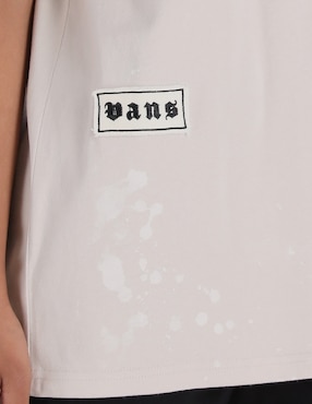 Playera manga corta Vans cuello redondo para mujer