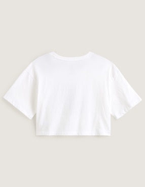 Playera manga corta Vans cuello redondo para mujer