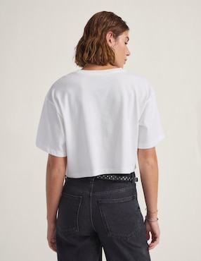 Playera manga corta Vans cuello redondo para mujer