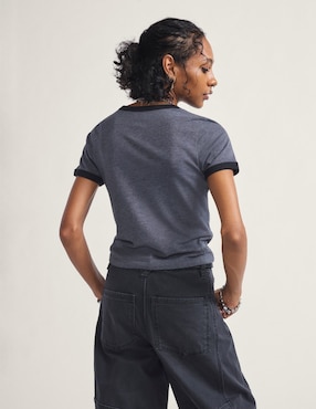 Playera manga corta Vans cuello redondo para mujer
