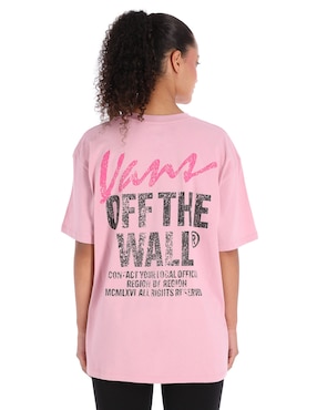 Playera manga corta Vans cuello redondo para mujer