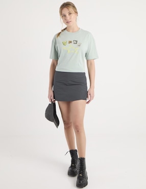 Playera manga corta Vans cuello redondo para mujer