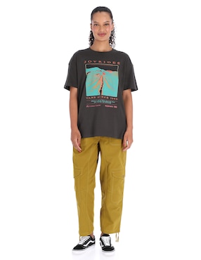Playera manga corta Vans cuello redondo para mujer