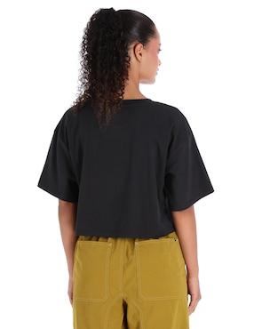 Playera manga corta Vans Classic Script cuello redondo para mujer