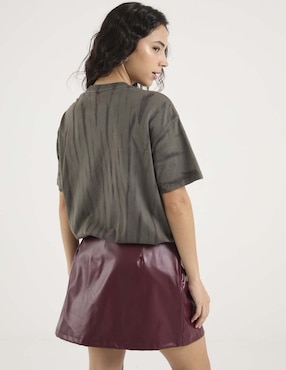 Playera manga corta Vans cuello redondo para mujer