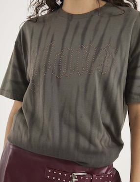 Playera manga corta Vans cuello redondo para mujer