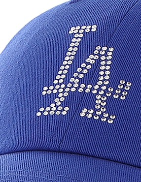 Gorra visera curva correa ajustable 47 Brand rhinestone mlb Los Angeles dodgers unisex
