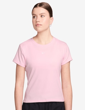 Playera manga corta Nike Sportswear Chill Knit cuello redondo para mujer