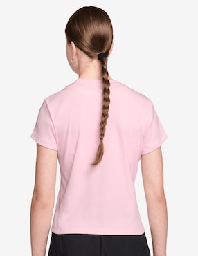 Playera manga corta Nike Sportswear Chill Knit cuello redondo para mujer