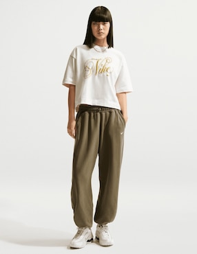 Playera manga al codo Nike cuello redondo para mujer