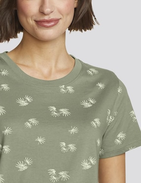 Playera manga corta Eddie Bauer cuello redondo para mujer