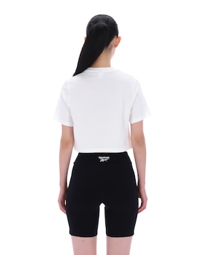 Playera manga corta Reebok cuello redondo para mujer
