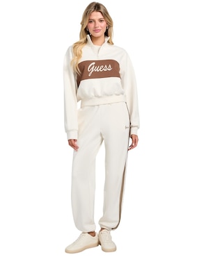Pants regular Guess con jareta para mujer
