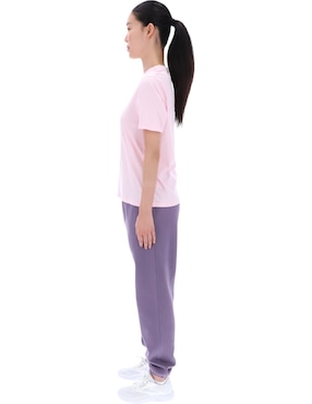 Playera manga corta Reebok Wmn's lifestyle core plus 1 cuello redondo para mujer