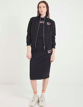 Chamarra casual Reebok para mujer