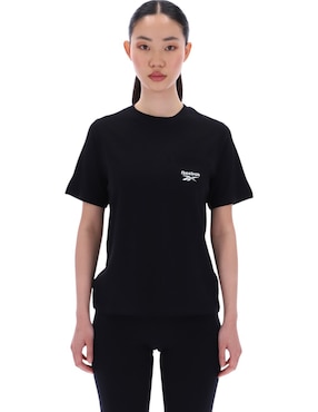 Playera manga corta Rebok Wmn's Lifestyle Core 2 cuello redondo para mujer