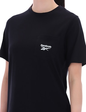 Playera manga corta Rebok Wmn's Lifestyle Core 2 cuello redondo para mujer