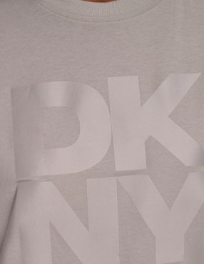 Playera manga corta Dkny cuello redondo para mujer