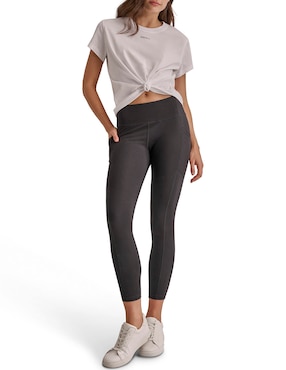 Playera manga corta Dkny cuello redondo para mujer