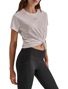 Playera manga corta Dkny cuello redondo para mujer