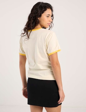 Playera manga corta Champion cuello redondo para mujer
