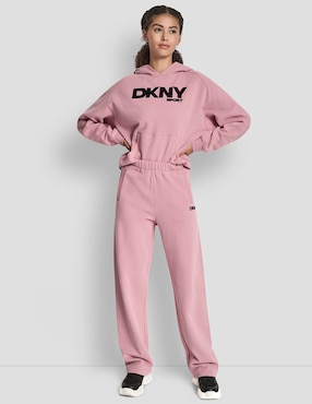 Pants regular Dkny con elástico para mujer