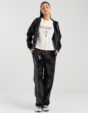 Playera manga corta Guess cuello redondo para mujer