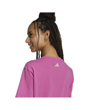 Playera manga corta Adidas Sportswear Brand Collaboration cuello redondo para mujer