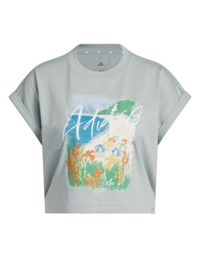 Playera manga corta Adidas Sportswear Standalone cuello redondo para mujer