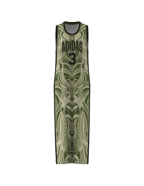 Vestido largo casual Adidas Sportswear Brand Collaboration para mujer