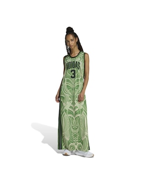 Vestido largo casual Adidas Sportswear Brand Collaboration para mujer