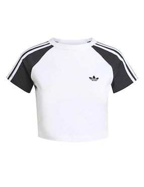 Playera manga corta Adidas Originals Adicolor cuello redondo para mujer