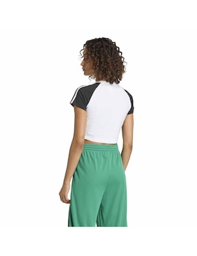 Playera manga corta Adidas Originals Adicolor cuello redondo para mujer