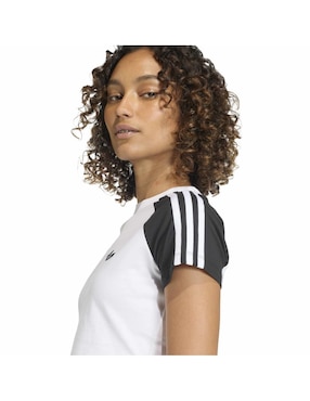 Playera manga corta Adidas Originals Adicolor cuello redondo para mujer
