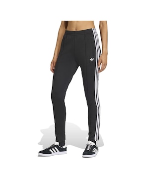 Pants regular Adidas Originals Adicolor con elástico para mujer