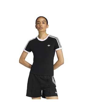 Playera manga corta Adidas Originals Adicolor cuello redondo para mujer