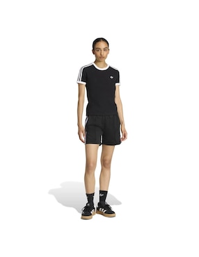 Playera manga corta Adidas Originals Adicolor cuello redondo para mujer