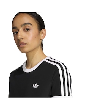 Playera manga corta Adidas Originals Adicolor cuello redondo para mujer