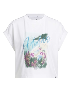 Playera manga corta Adidas Sportswear Standalone cuello redondo para mujer