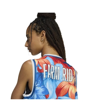 Playera manga corta Adidas Sportswear Brand Collaboration  Cuello redondo para mujer