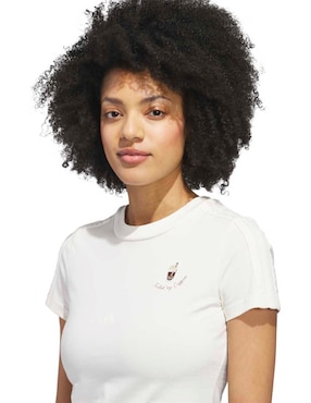 Playera manga corta Adidas Sportswear Table Tee cuello redondo para mujer