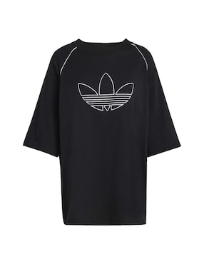 Playera manga corta Adidas Originals Adicolor cuello redondo para mujer