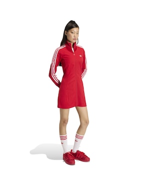 Vestido corto casual Adidas Originals Adicolor para mujer