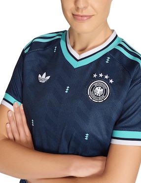 Playera manga corta FIFA World Cup Alemania DFB cuello redondo para mujer