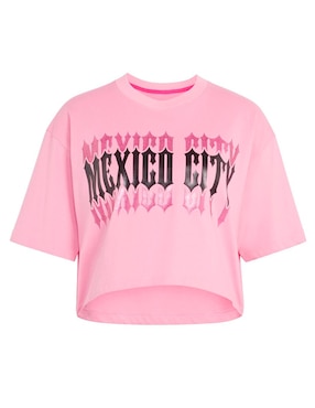 Playera manga corta Fifa World Cup cuello redondo para mujer