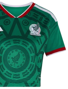 Playera manga corta Fifa World Cup México FMF cuello V para mujer